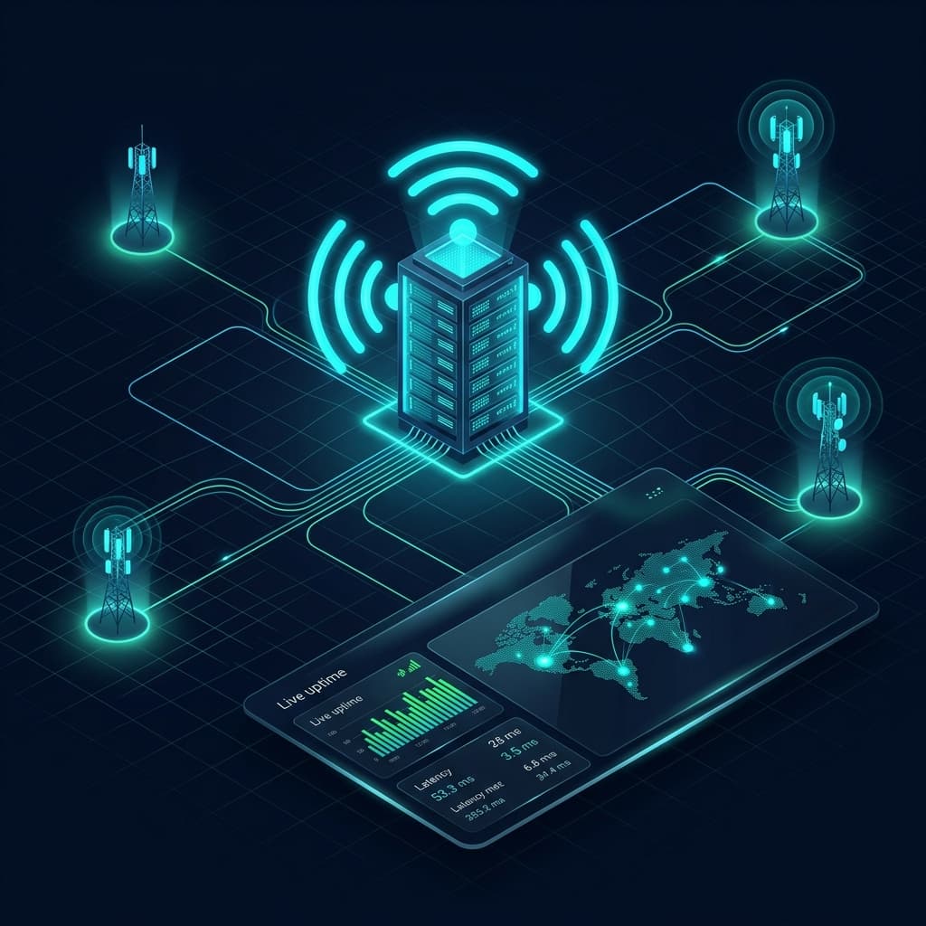 Dashboard de monitoreo de telecomunicaciones en tiempo real